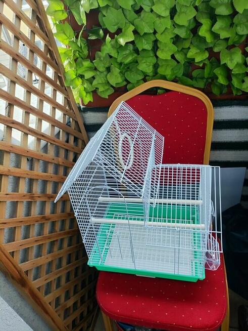 Klatka doPtaków Kanarka Zięby Metalowa Biała RelaxDays