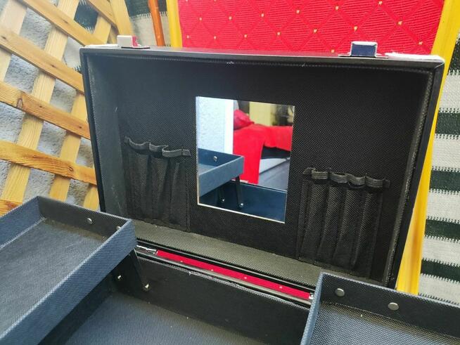 Kuferek kosmetyczny Kufer na kosmetyki Kosmetyczka Lusterko