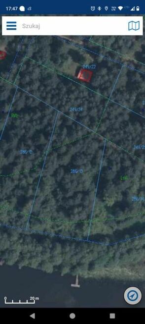 Piękna działka z linią brzegową