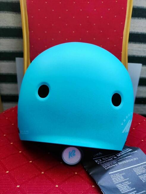 Kask Rowerowy na Rower Skuter Hulajnogę niebieski K2