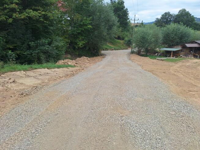 Utwardzanie terenu podwórka placu drogi parkingu drenaż odwo