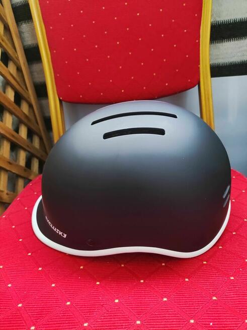 Kask Rowerowy Exclusky na Rower Skuter Hulajnogę czarny