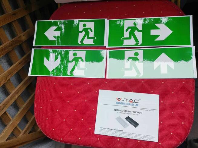 Podtynkowa Lampa Ewakuacyjna LED światło awaryjne Lampka