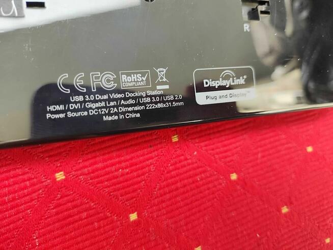 Stacja Dokująca Wavlink WL-UG39DK1 USB3.0 HDMI DVI VGA Apple