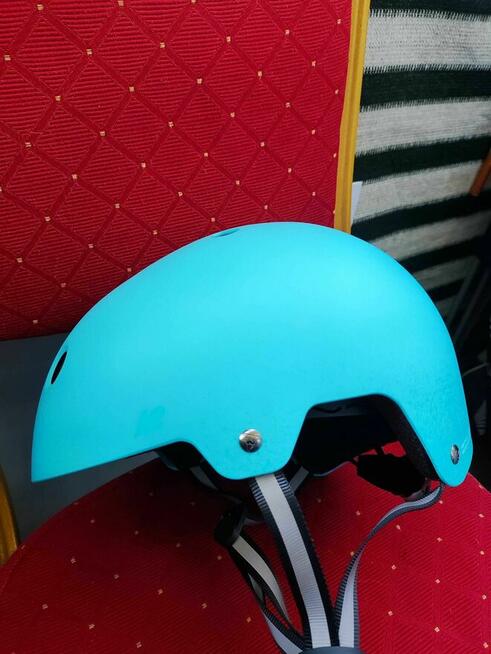 Kask Rowerowy na Rower Skuter Hulajnogę niebieski K2