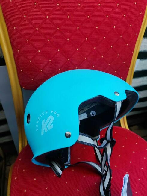 Kask Rowerowy na Rower Skuter Hulajnogę niebieski K2