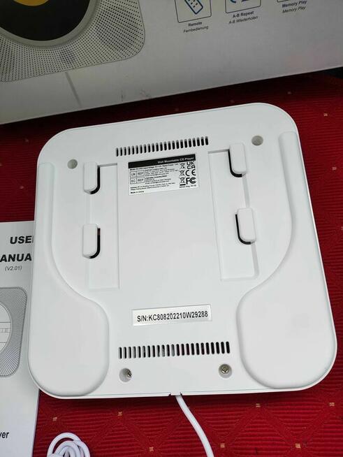 Odtwarzacz CD Player MP3 Bluetooth Dyskmen Walkman Radio