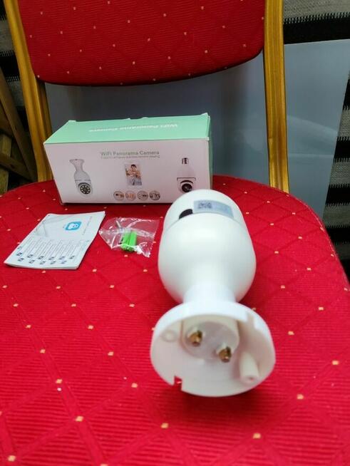 Kamera Wifi bezpieczeństwa szpiegowska 1080P panoramiczna