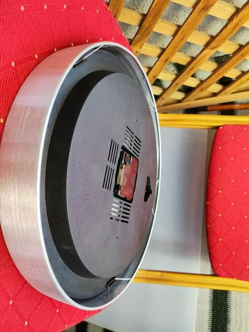 Zegar ścienny na ścianę analogowy higrometr termometr cyfrow