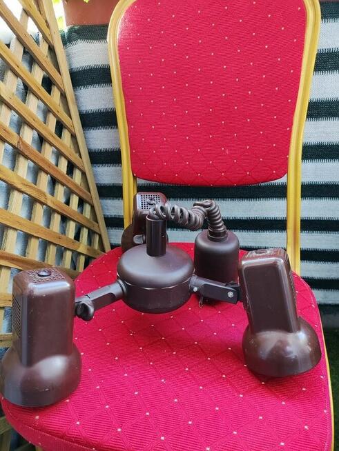 Lampa wisząca Żyrandol brązowy lampka na sufit sufitowa PRL