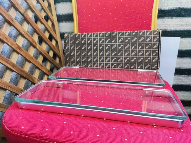 Półka łazienkowa szklana łazienki szklane pod Lustro Srebrne