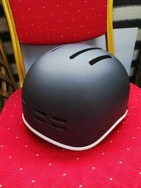 Kask Rowerowy Exclusky na Rower Skuter Hulajnogę czarny