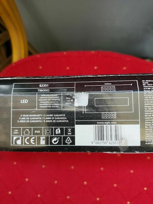 Oprawa wpuszczana TIBERIO EGLO Lampa Biała zewnętrzna na dom