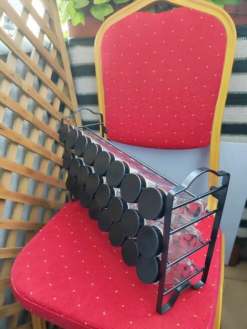 Półka na Przyprawy Metalowa Szafka Stojak Przyprawnik ścianę