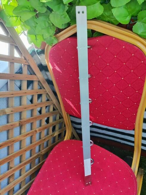 Wieszak Srebrny stal nierdzewna metalowy łazienki łazienkowy