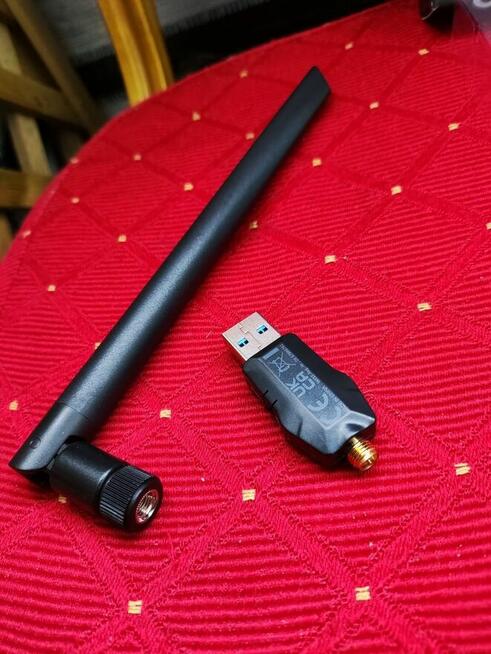 Bezprzewodowy Dwupasmowy Adapter WIFI karta sieciowa USB