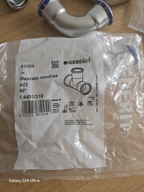 Kolanka Geberit złaczki