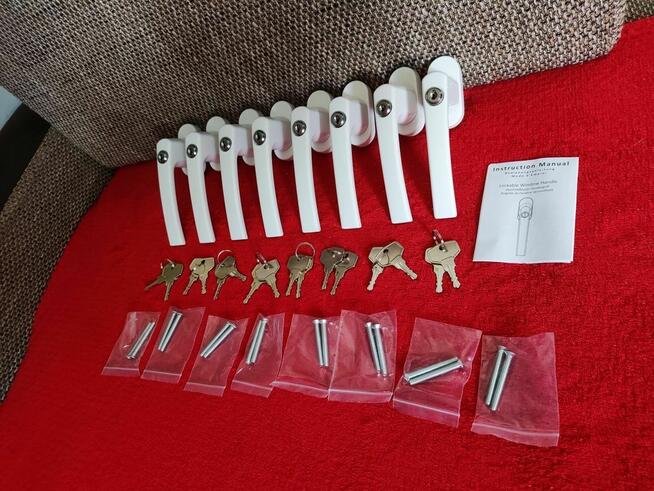 Klamka do Okien PCV drzwi balkonowych antywłamaniowa klucz