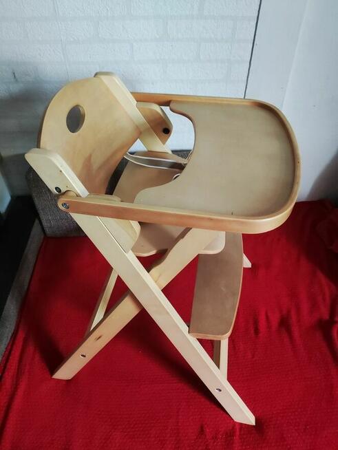Krzesełko do karmienia fotelik dla Dziecka drewniane Roba