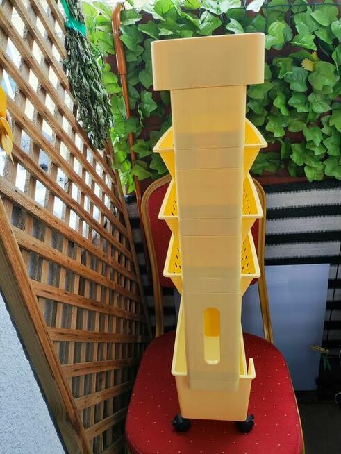 Barek na kółkach szafka Regał kuchenny łazienkowy wnękowa