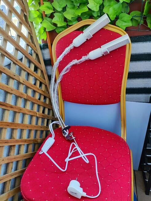 Lampa Biurkowa Lampka stołowa biała srebrna do stołu stolika