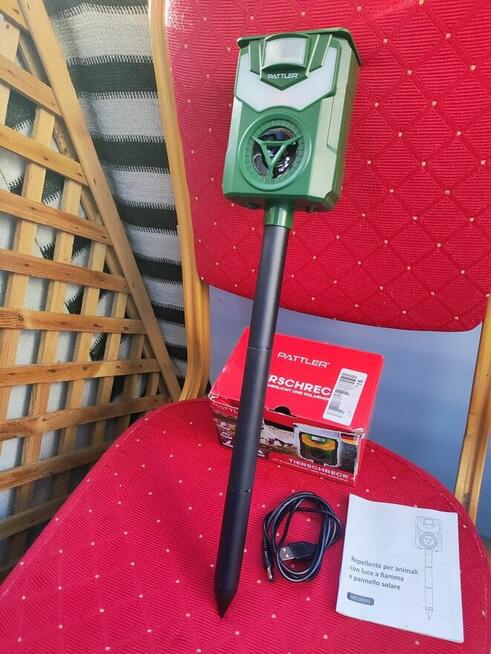 Odstraszacz Solarny na Ptaki Gołębie Kuny Psy Koty zwierząt