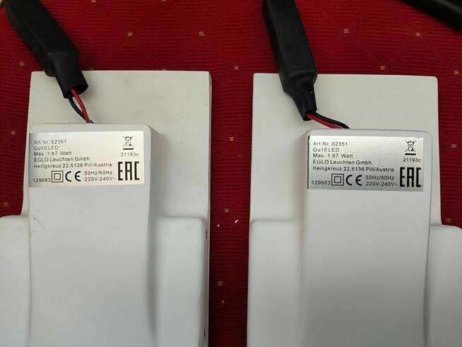 Oprawa wpuszczana TIBERIO EGLO Lampa Biała zewnętrzna na dom