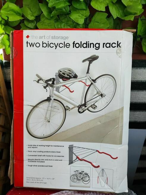 Wieszak na 2 rowery dwa stojak Uchwyt ścienny Rowerowy