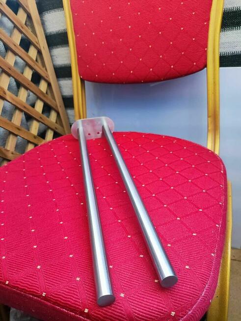 Wieszak Łazienkowy na Ręczniki srebrny stal nierdzewna