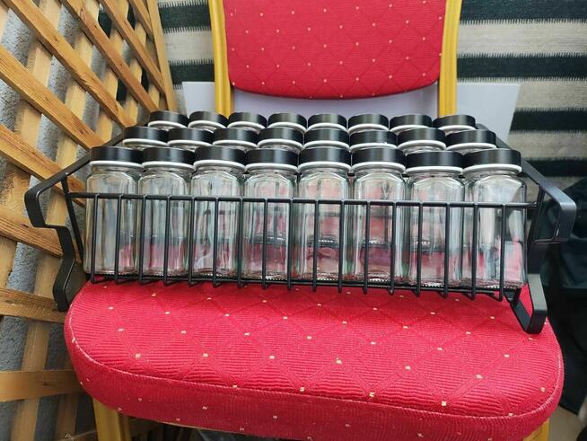 Półka na Przyprawy Metalowa Szafka Stojak Przyprawnik ścianę