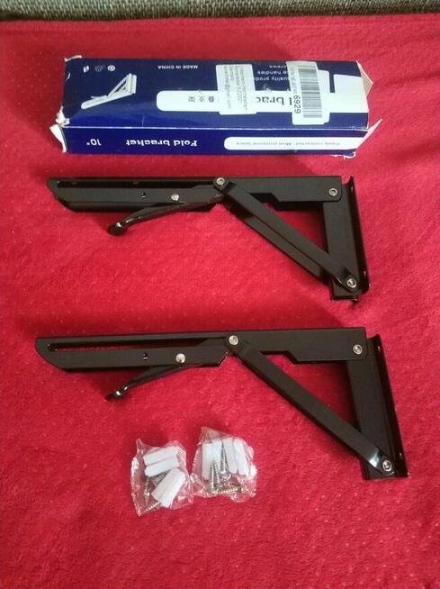 Składana Podpórka do półki kątownik wspornik, uchwyt wieszak