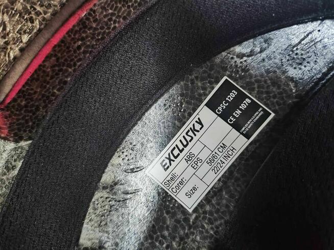 Kask Rowerowy Exclusky na Rower Skuter Hulajnogę czarny