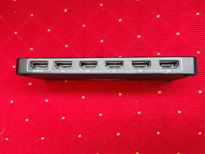 Przełącznik HDMI rozdzielacz UHD PS5 PS4 PS3 DVD Xbox switch