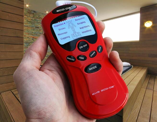 Elektrostymulator mięśni Cellulit ECO-306 EMS LCD do masażu