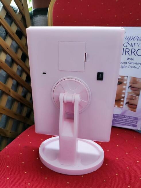 Lusterko Do Makijażu Podświetlane LED Kosmetyczne Lustro