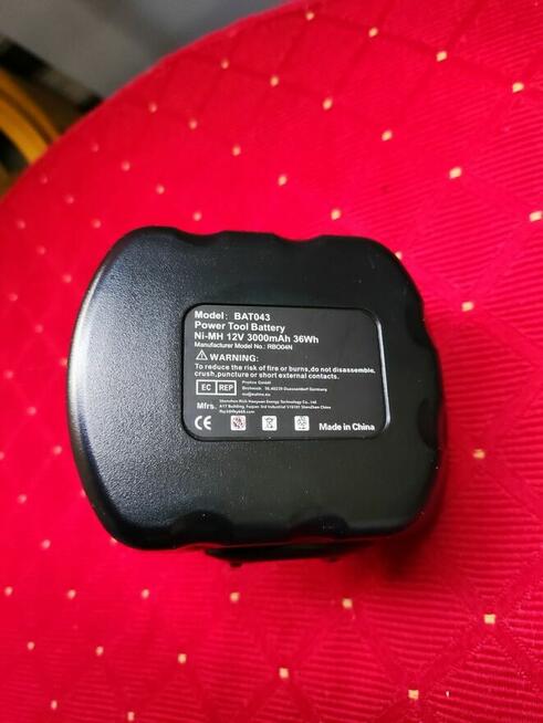 Bateria do wkrętarki Bosch Akumulator Ni-MH 12V 3000mA