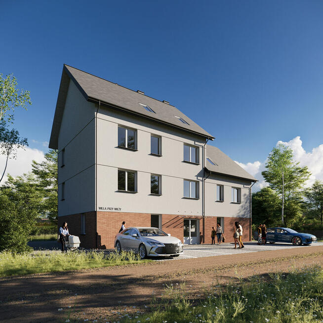 3-pokojowe w Centrum Kartuz z ogródkiem i własnym parkingiem