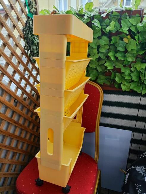 Barek na kółkach szafka Regał kuchenny łazienkowy wnękowa