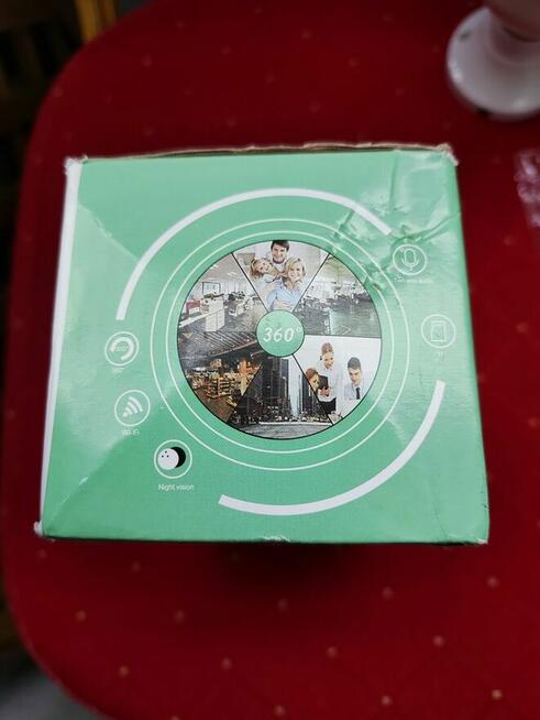 Kamera Wifi bezpieczeństwa szpiegowska 1080P panoramiczna