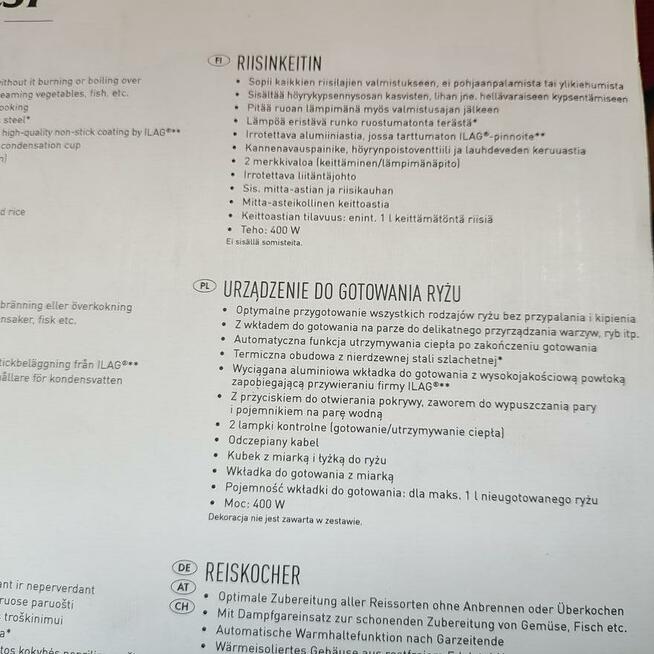 Ryżowar Parowar Elektryczny Garnek do gotowania ryżu warzyw