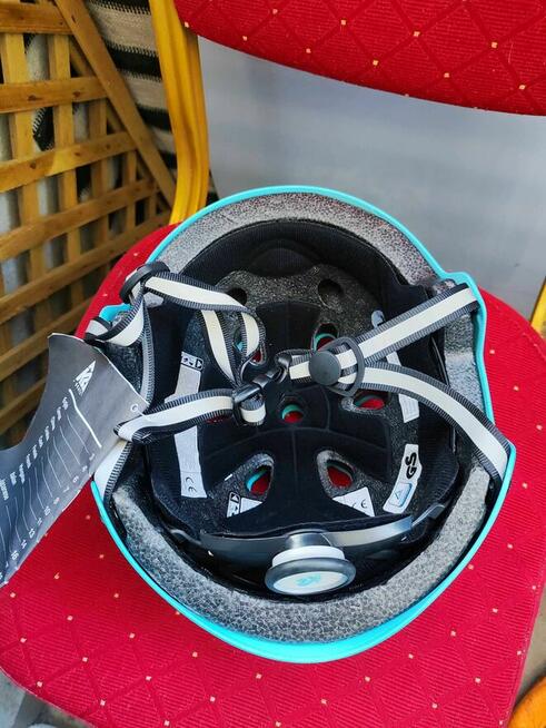 Kask Rowerowy na Rower Skuter Hulajnogę niebieski K2