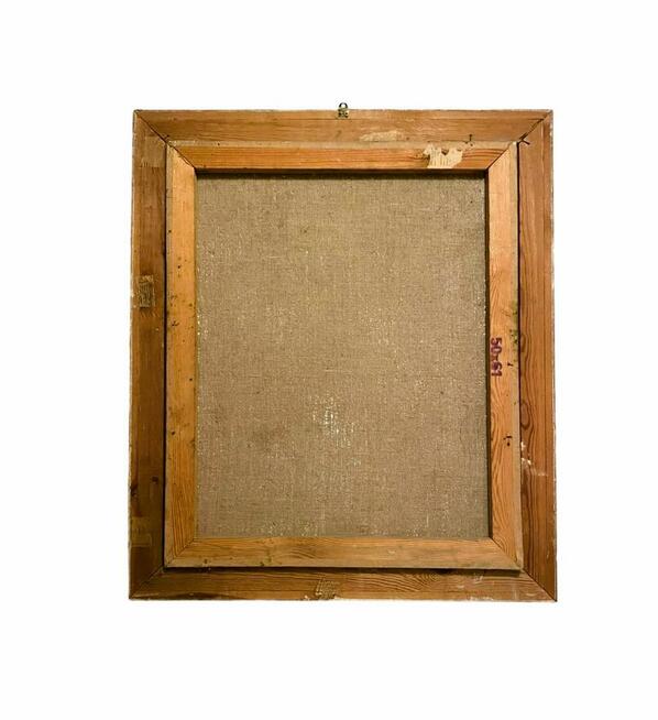 Pejzaż jesienny Regina Wnuk 1989 olej na płótnie w oprawie