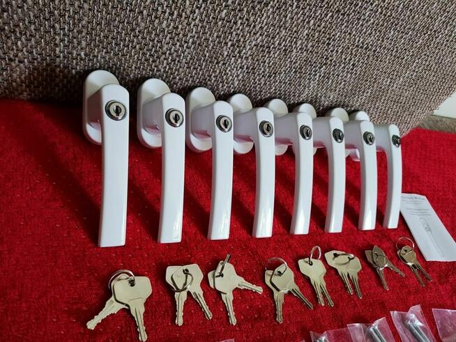 Klamka do Okien PCV drzwi balkonowych antywłamaniowa klucz