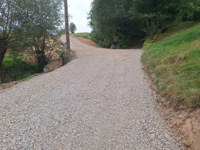 Utwardzanie terenu podwórka placu drogi parkingu drenaż odwo