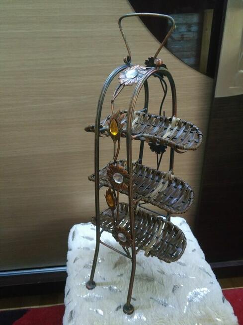 Półka wiklinowa szafka meble regał szafa na butelkpilota