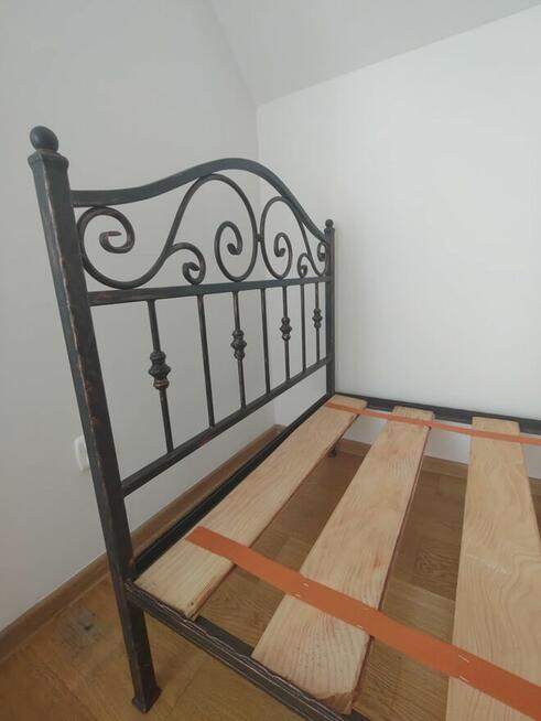 Łóżko metalowe 200x100 cm, grubościenne profile