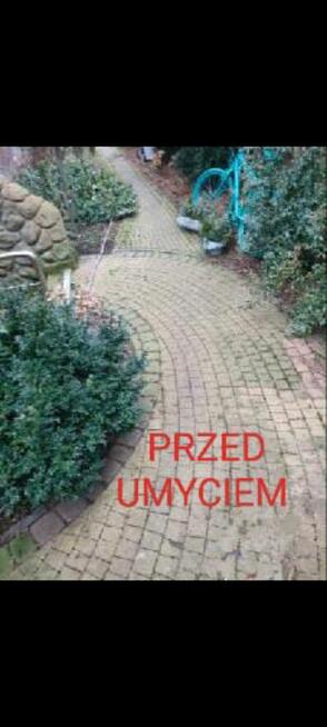 Mycie kostki brukowej