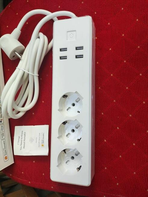 Inteligentna Listwa Zasilająca Meross Smart Wi-Fi WiFi USB