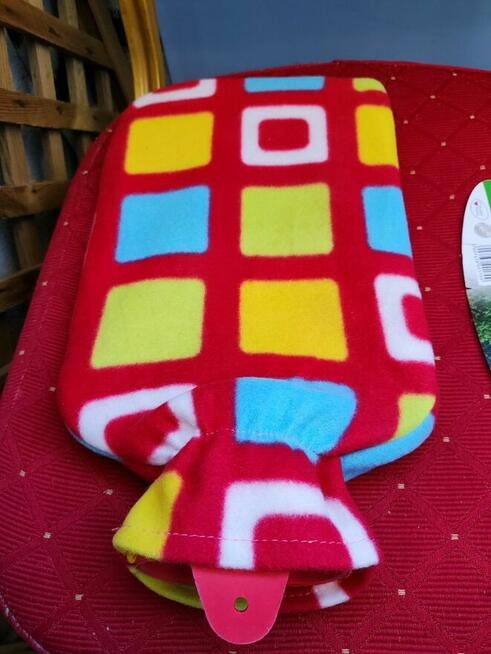 Termofor Gumowy w pokrowcu ogrzewacz plecy krzesło medyczny