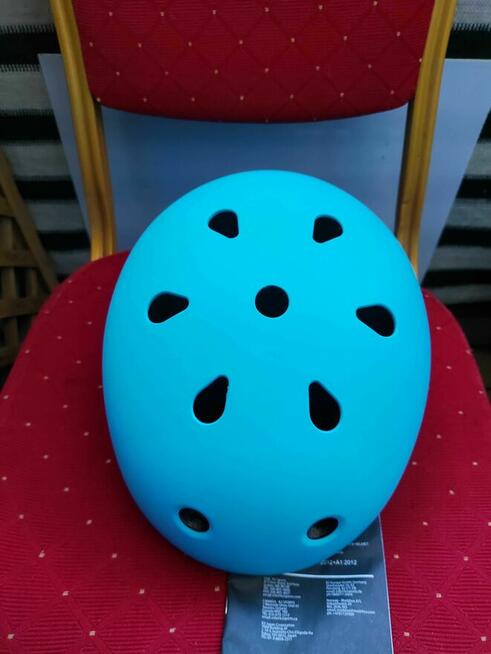 Kask Rowerowy na Rower Skuter Hulajnogę niebieski K2